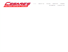 Tablet Screenshot of cesares.com